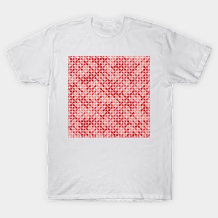 Nice metaball pattern abstract red T-Shirt